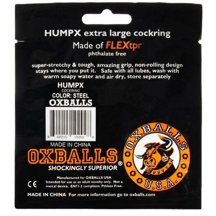 Cockring HUMPX Oxballs Silver – Image 3