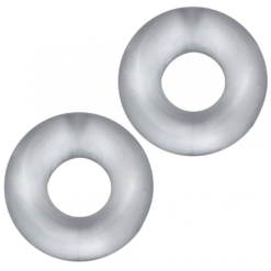 Hünkyjunk By Oxballs Lot De 2 Cockrings Silicone STIFFY Bulge Transparents