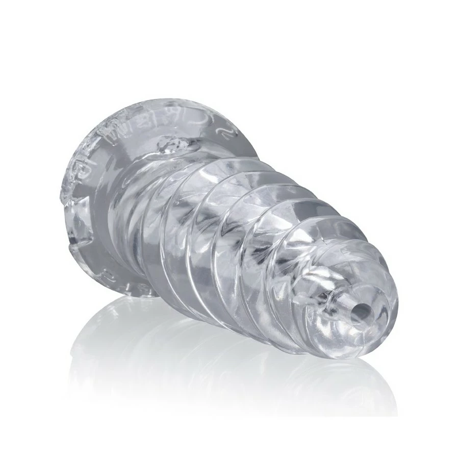 Oxballs Masturbateur Screw'd Super Squish Corkscrew Jack-Off Clear – Image 3