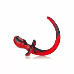 Plug Queue Puppy Tail Oxballs BULLDOG 11.5 X 6 Cm Rouge