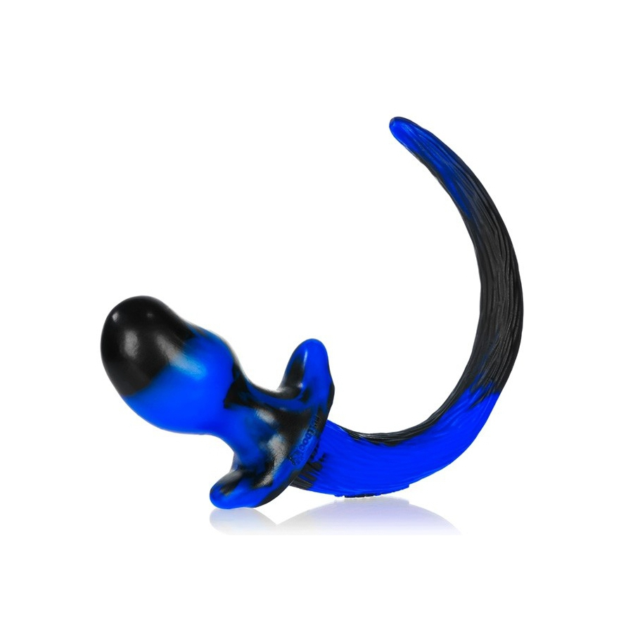 Oxballs Plug Queue Puppy Tail SWIRL 8.5 X 4.4 Cm Bleu