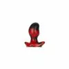 Plug Silicone Oxballs ERGO XS 6 X 3.5cm Rouge-Noir